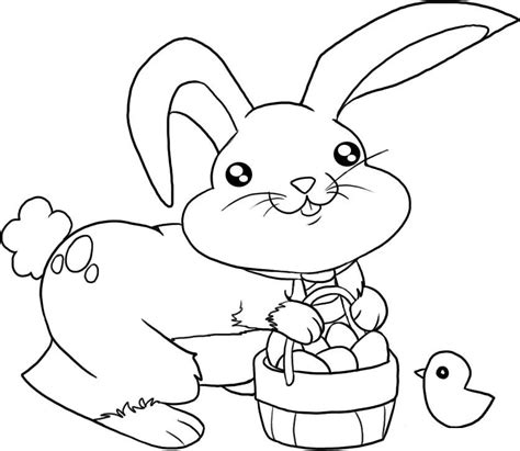 Free Printable Easter Bunny Coloring Pages For Kids