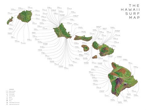 The Hawaii Surf Map | Malin & Mizen | Reviews on Judge.me