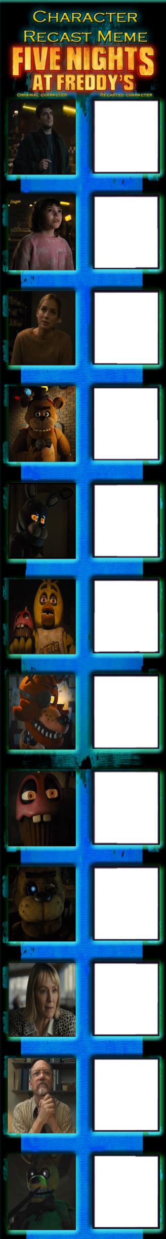 Five Nights at Freddy's Movie Cast Meme (SPOILERS) by Prince-Ralsei-of ...