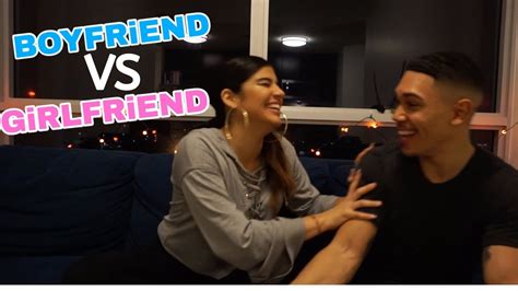 BOYFRIEND VS GIRLFRIEND TAG! - YouTube