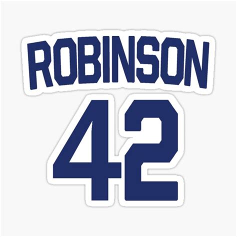 Jackie Robinson 42 Logo