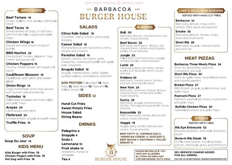 Online Menu of Barbacoa Artisanal Burger House Restaurant, Cedarhurst ...