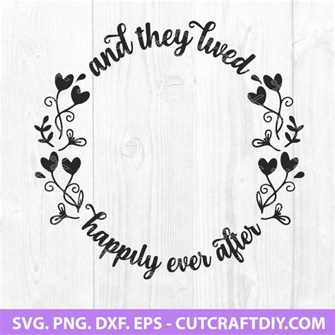 Wedding Monogram SVG, PNG, DXF, EPS, Cut File - Wedding Quote SVG