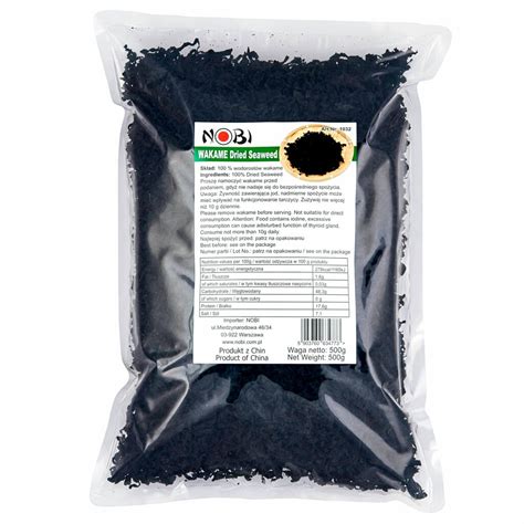 Wakame dried seaweed 500g – NOBI