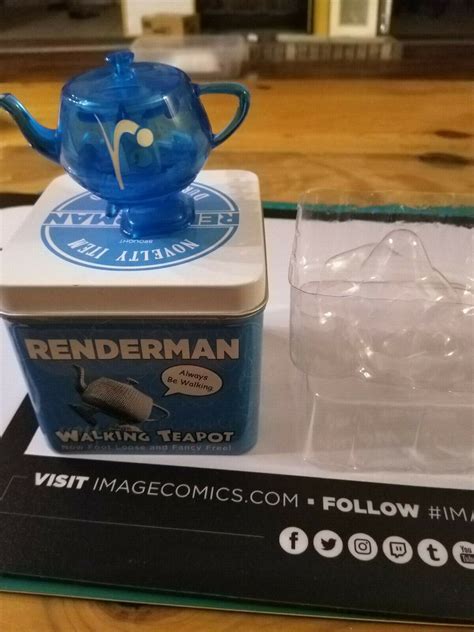 PIXAR RENDERMAN Bluetiful Walking Teapot 2015 | eBay