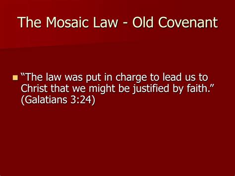 PPT - THE MOSAIC COVENANT PowerPoint Presentation, free download - ID:443071