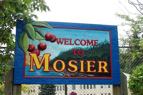 Mosier, Oregon is not only on I-5, it also is on the famous Mount Hood ...