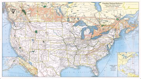 Rail Map Of Canada