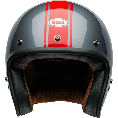 Bell Custom Dlx 500 Rally Helmet Grey Red BE-710940_3-4-5-6 Jet Helmets ...