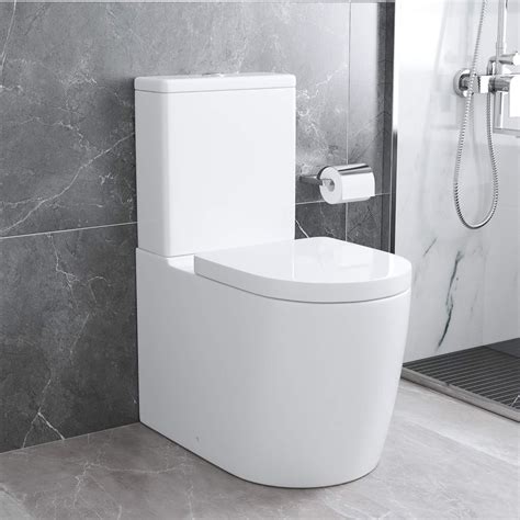 NRG Close Coupled Two Piece Comfort Height Toilet & Soft Close Seat ...