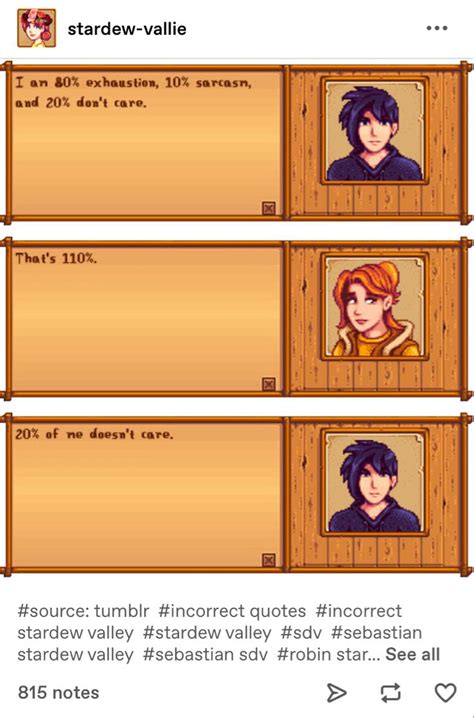 incorrect quotes from stardew-vallie in 2020 | Stardew valley, Stardew valley fanart, Stardew farms