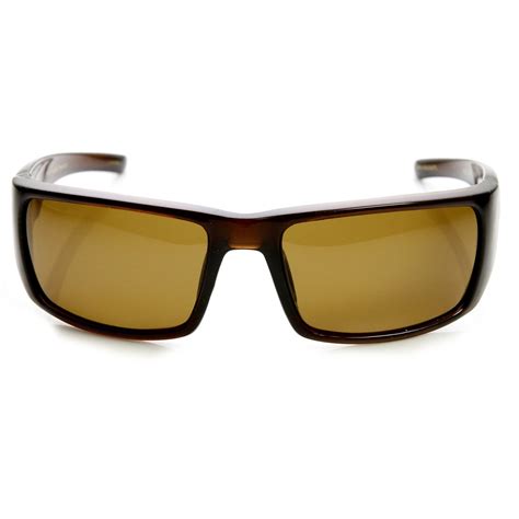 Mens Polarized Wrap Around Sports Polarized Sungasses - zeroUV