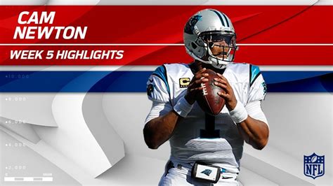 Cam Newton Highlights | Panthers vs. Lions | Wk 5 Player Highlights ...