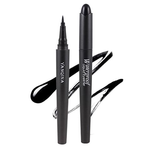 1pcs Cosmetic Eye liner Black Natural liquid eyeliner pen Long lasting waterproof eyeliner stamp ...