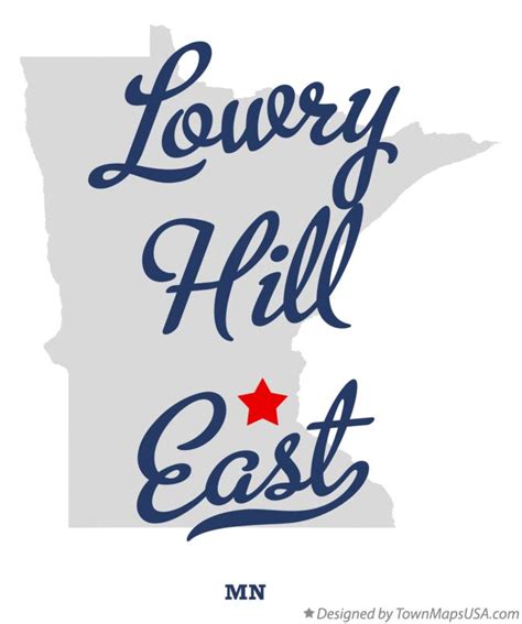 Map of Lowry Hill East, MN, Minnesota