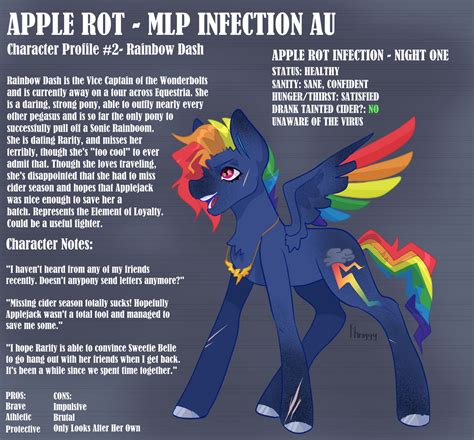 Apple Rot - MLP Infection AU - Rainbow Dash by fhroggy on DeviantArt