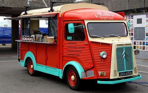 Classic Vintage Snack Bar Van Free Stock Photo - Public Domain Pictures