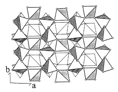 The crystal structure of moganite (compare with Figure 2). Note that it ...