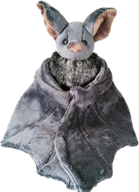 Amazon.com: fasoke Black Bat Plush Toys, 33cm/13in Gothic Black Bat ...