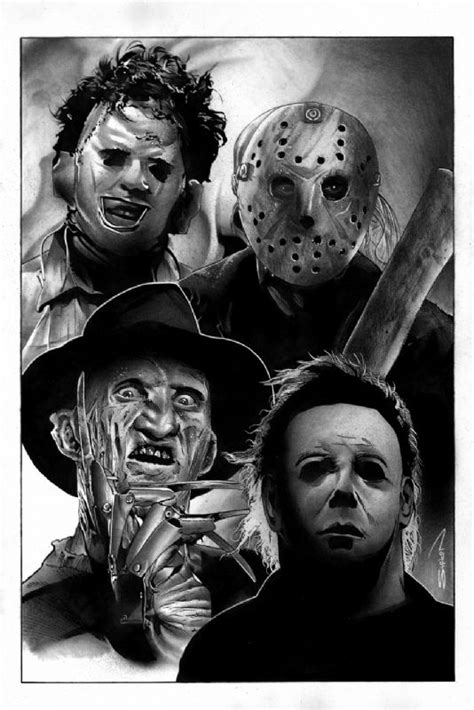 Horror Icons - Randy Siplon | Horror movie tattoos, Horror icons ...