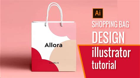 Shopping Bag Design Tutorial | Dieline | How to Make Shopping Bag ...