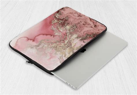 Pink Marble Protective Laptop Case ASUS Soft Cover Toshiba Zip | Etsy