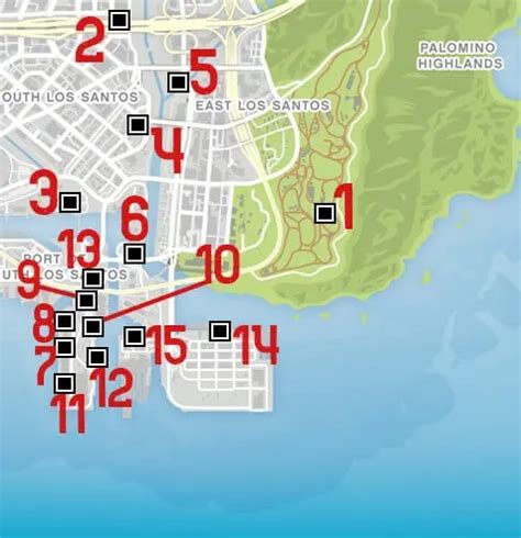 GTA 5 Stunt Jumps Locations: All 50 Stunt Jumps Map & Guide | GTA 5 ...