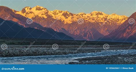 Southern Alps stock image. Image of alpen, dawn, southern - 105663661