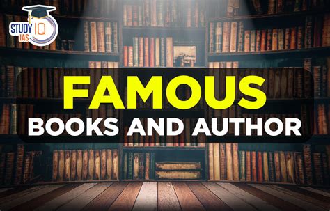 Famous Books and Authors 2023, List of Books and Authors