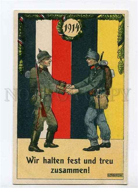 275833 WWI Germany PROPAGANDA Austria FLAG by SCHREITTER old | Topics ...