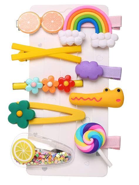 Wholesale 9-Pack Toddler Girl Lovely Hair Clips 2008076