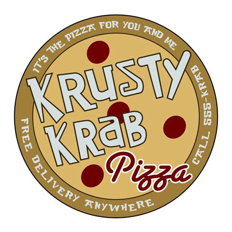 Krusty Krab Pizza Logo - LOGOZE