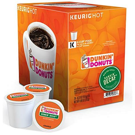 Dunkin' Donuts Decaf K-Cup Coffee Pods, 24 Count - Walmart.com ...