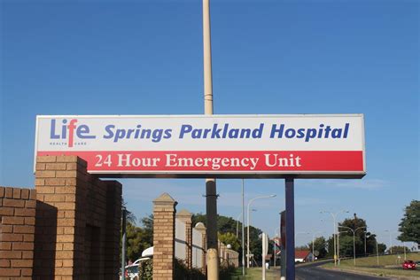 Life Springs Parkland Hospital ready to admit patients | Springs Advertiser