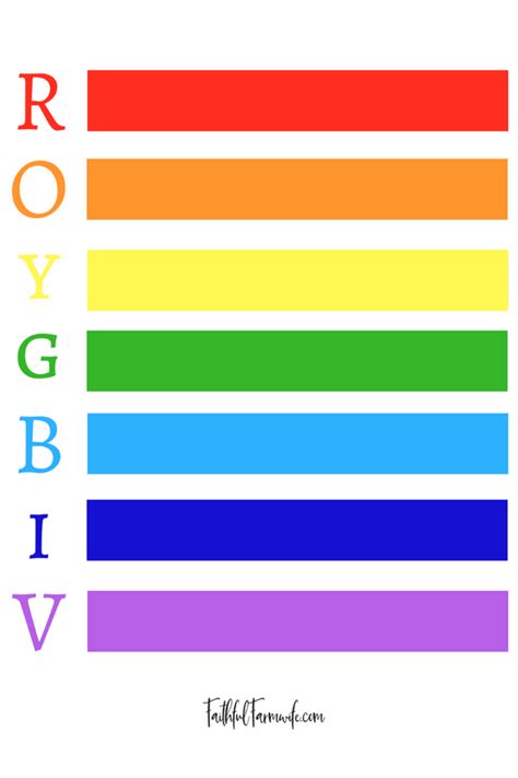 53+ of the Best Rainbow Unit Study Resources | Rainbow colors art, Rainbow colors in order ...