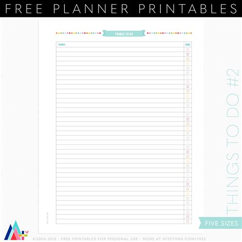 Printable Journal Template