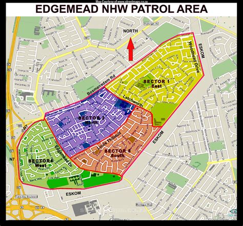 Edgemead Neighbourhood Watch: Edgemead Sector Map