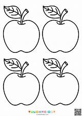 Free Printable Apple Template And Coloring Pages For Kids sketch template
