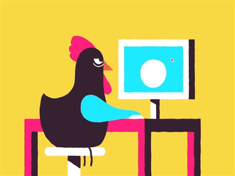 Chicken Makes Egg | Cool animations, Inspiration, Motion graphics animation