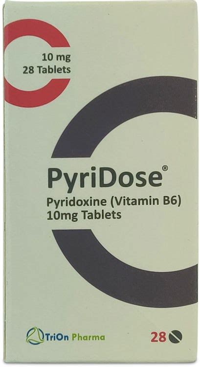 Pyridose Vitamin B6 Pyridoxine 10mg 28 Tablets | medino