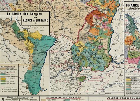 Vintage Map of Alsace-lorraine France Old Alsace Lorraine | Etsy