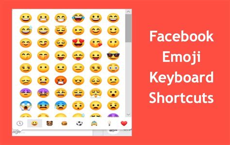 Facebook Emoji Keyboard Shortcuts with Complete List – WebNots