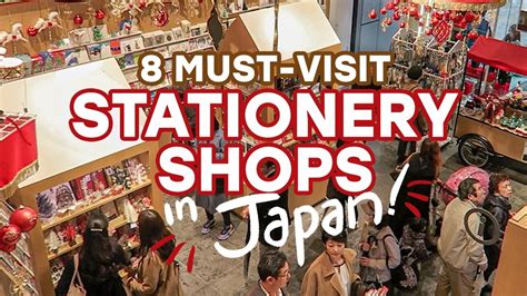 8 STATIONERY SHOPS you have to visit in TOKYO / JAPAN! - YouTube