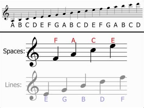 Music Theory - Treble Clef (Understanding & Identifying Notes) - YouTube