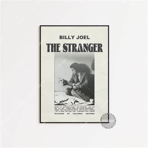 Billy Joel Posters / The Stranger Poster sold by George Adams | SKU 25801253 | 25% OFF Printerval