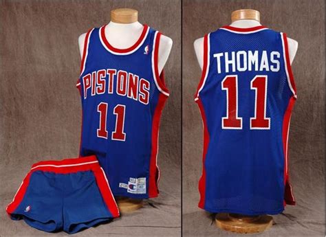 1990 Isiah Thomas Game Worn Pistons Jersey And Shorts