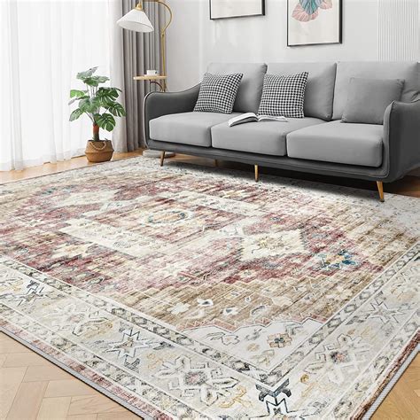 Amazon.com: YOUFORTONG Washable 9x12 Area Rug: Rugs for Living Room Ultra Soft Carpet for ...