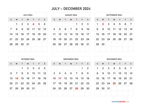 18 Month Calendar July 2024 December 2024 Best Latest List of ...