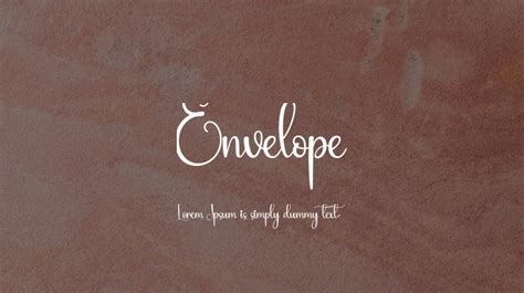 Envelope Font : Download Free for Desktop & Webfont