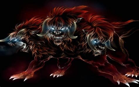 Cerberus (Illustration), An illustration of Cerberus. Cerberus in Greek ...